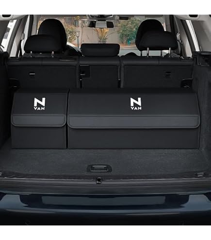 Amazon.co.jp: N-VAN 車 収納ボックス 蓋付き 折り畳み おしゃれ 大 
