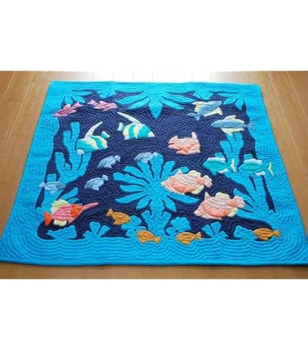 Amazon | ミウ・ミント・アロハ ハンドメイド ハワイアンキルト