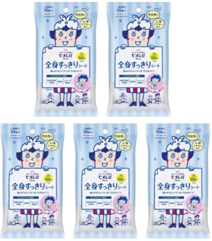 ビオレu 全身すっきりシート  10枚(携帯用) 51セット Amazon | ビオレu 全身すっきりシート 10枚入 | ビオレu