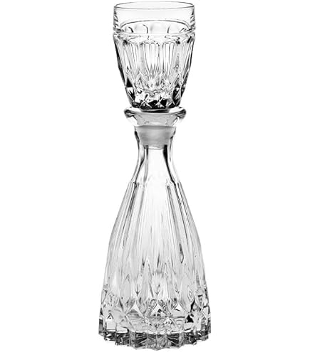Amazon.co.jp: seek elengance クリスタルガラス製 酒デカンタ, 100ml