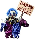 Forum Novelties Out of Ground Clown Prop forパーティーDecoration ,マルチカラー