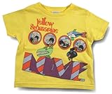 ロック バンド The Beatles ザ・ビートルズ Kids イエローサブマリン LOVE キッズTシャツ 4T イエロー