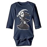 NINKI ベビー服 ハロウィン 死神 パレード 長袖 ロンパース 6ヶ月~24ヶ月 100%コットン 出産祝い Size 12 Months ライトブルー