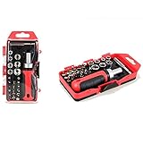 Sunhoo ドライバーセット 多機能ツール スクリュードライバー ラチェット式 DIY作業 家庭用 車載工具 バイク 自転車 プロ用 トルクス 26点セット