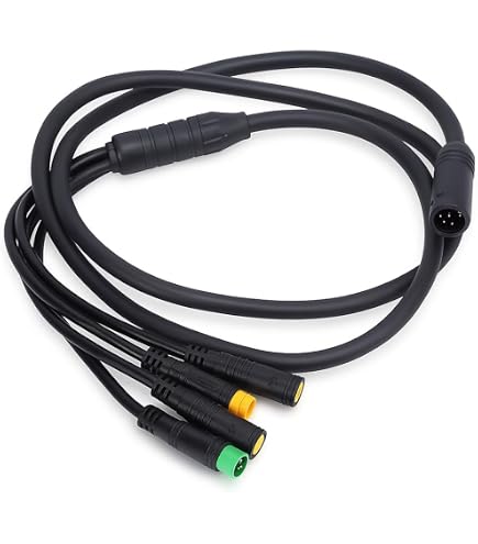 Câble D'Extension Pour Écran LCD Vélo Électrique Série KT - 140 Cm, Connecteurs WP 5 Broches Femelle Vers SM 5 Broches Femelle Adaptateur Wp Vers Sm 5 Broches
