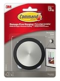 Picture Hanging Knob Round, 1-Hook, 4-Medium Strips [並行輸入品]