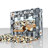 Crafting Wall Building Bag of Bricks Set for Building Walls, Dungeons, Caves, Mine or Fortress 1,000