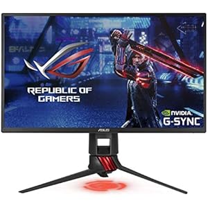 ASUS ゲーミングモニター 24.5インチ ROG STRIX XG258Q(1ms/240Hz/HDMI×2/DP/スリムベゼル/G-SYNC™対応/FreeSync対応/昇降ピボット/VESA)