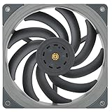 Thermalright TL-B14 CPUファン 高性能クーラーファン 1500RPM、4ピンPWM冷却ファン(140mm、ブラック)