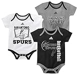 San Antonio Spurs 3個入りクリーパーセット「3ポイント」幼児ベビー