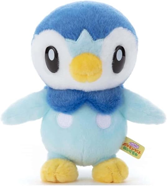 Takara Tomy Arts Pokémon Pokémon I Choose You! Plush Piplup Height: Approximately 23cm (9.1 inches) - 1