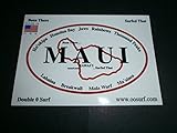 " Maui "サーフサーフィンサーフボードFin " Been There。。。Surfed That "ビーチステッカー