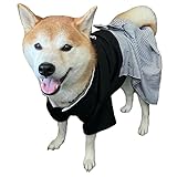 inuya inuya 犬服【 薄手 袴 2XL】肉球マーク 中型犬 晴れ着 男の子 着物 安い 結婚式 七五三 正月 年賀状 和装 犬 猫服 干支 ペット グッズ 着物風 正装風 洋服 柴犬 フレンチブルドッグ など 2XLサイズ