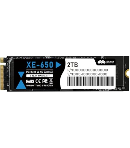 acer Predator GM7000 2TB SSD, PCIe Gen4x4 NVMe M.2 SSD with DRAM