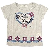 Tシャツ ベビー 子供 女の子 プリント 半袖 Tシャツ ガールズ 半そでTシャツ ベージュ-D 90cm