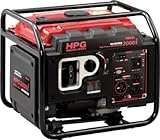 MEIHO インバーター発電機 レッド・ブラック （HPG-3000i）