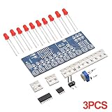 XCSOURCE NE555 + CD4017 流水ランプ LEDモジュール 電子プロダクションスイート DIYキット 3個セット 統合された TE662