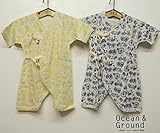 OCEAN&GROUND（オーシャンアンドグラウンド） コンビ肌着 CYCLING (60) 60,MS マスタード