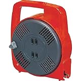 ハタヤ マックリール 単相100V 8m 手動巻 レッド MS-8R コードリール(単相100Vタイプ)