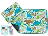 Piggy Story Fun Time Table Mat, Dinosaur World [並行輸入品]