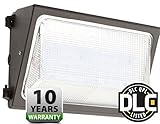 UL & DLC Listed- LED 50W Wall Pack Outdoor Lighting, 5000K Cool White, 4,500 Lumens, 250 Watt Equiva