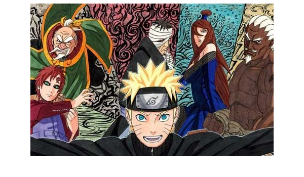 Amazon グッズ ジャンプフェスタ10先行販売 Naruto ナルト B2ポスター Jf10 457話扉絵 ヘッダー付パッケージ仕様 うずまきナルト 五代目風影 我愛羅 三代目土影 オオノキ 志村ダンゾウ 五代目水影 照美メイ 四代目雷影 エー おもちゃ雑貨 おもちゃ