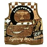 アスナロ（パジャマ・ルームウェア） スリーパー 子供 キッズ CARS カーズ かいまき 毛布 マイヤー100-120 1-ブラウン