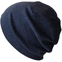抗がん剤/医療用帽子 オーガニック シンプルニットキャップ【全11色】【秋冬春用】