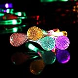 三番目の店 パーティー　ストリップ　ランプ　クリスマス　店舗装飾 誕生日 新年 装飾　10pc*1.5M 電池式　LED　コットン　ボール　妖精　ストリング　ライト