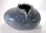 卵型手ひねり花器　（信楽焼・花瓶・花入れ・花器・壺・壷・水盤・フラワーポット・フラワーベース・Z）