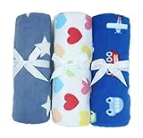 LUXEHOME Ultra Soft Polar Fleece with Anti-pilling Blanket, Set of 3 by LUXEHOME
