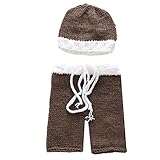 Zhhlinyuan Fashion Newborn Baby Boy Girl Crochet Knit Costume Photo Photography Prop Outfit 2187