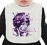 Purple Haze ネクタイを有する有機ビブ Medium