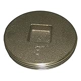 LASCO 33-3206 Countersunk Square Head Light Brass Cleanout Plug, 3-Inch [並行輸入品]