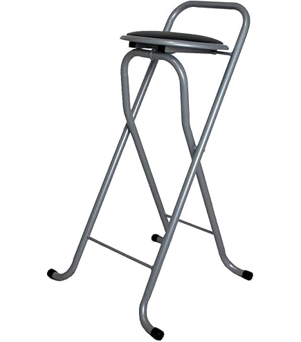 Amazon｜弘益 椅子 カウンター チェア 折りたたみ ブラック KC-355T