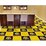 Iowa Hawkeyes NCAAチームロゴカーペットタイル