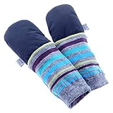 mimiTENS Classic Long Sleeve Warm Winter Mittens (Size 3-4, Black) by mimiTENS