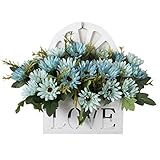 ホームデコレーション人工偽の結婚式のシルクの花ブッシュバスケット、w