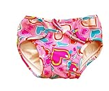 Asia Color ベビー 水着 スイムパンツ　女の子 女児 男の子　男児 水遊び用おむつパンツ 赤ちゃん (M, ビンク)