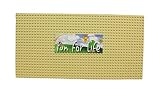 SAND COLOR Plastic Brick Building Base Plate, Large 15"x 7.5" Baseplate LEGO Compatible By Brand FUN
