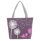 wlgreatsp 女キャンバスタンポポファスナー財布ファッションレディーショルダーバッグ
