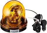 エスコ ハイパワーLED回転灯 黄色 DC12V 24V EA983FS-53A
