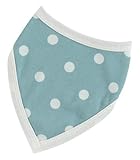 Organics For Kids Spotty Bandanna Bib - Blue by Organics for Kids