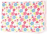 シシュノン ブランケット フリース 98X70cm フラワー (ピンク)