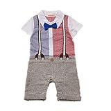 ベビー キッズ 赤ちゃん 子供服 洋装フォーマル 紳士風 男の子 半袖 カバーオール ロンパース 春夏 結婚式 お宮参り 七五三 節句 入園式 入学式 出産祝い ギフトxw017p