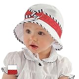 Girls Sun Hat Summer Beach Hat Holiday Cap Marine Collection 6 9 12 18 24 months 2-3 years NEW (44cm