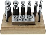EURO TOOL (DAP-708.00) 8 Punch Dapping Block Set [並行輸入品]
