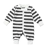 赤じゃん　ベビー服　　Karchi　　シャム服　パジャマ　ロンパース 　便利　ベビー服　プレゼント　子供服　出産祝い　お誕生日　　春秋　パジャマ 普段着 (9M, 灰色)