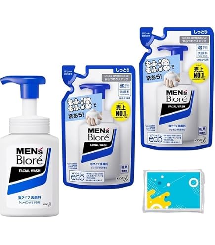 メンズビオレ泡洗顔　 本体150ml + 替え330ml 　10セット Amazon | メンズビオレ 泡洗顔 本体 150ml + 詰め替え 330ml セット