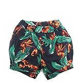 Ocean＆Ground 花柄ベビータックパンツ レッド(RD) FREE(BABY)